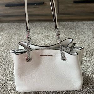 White Michael Kors Purse